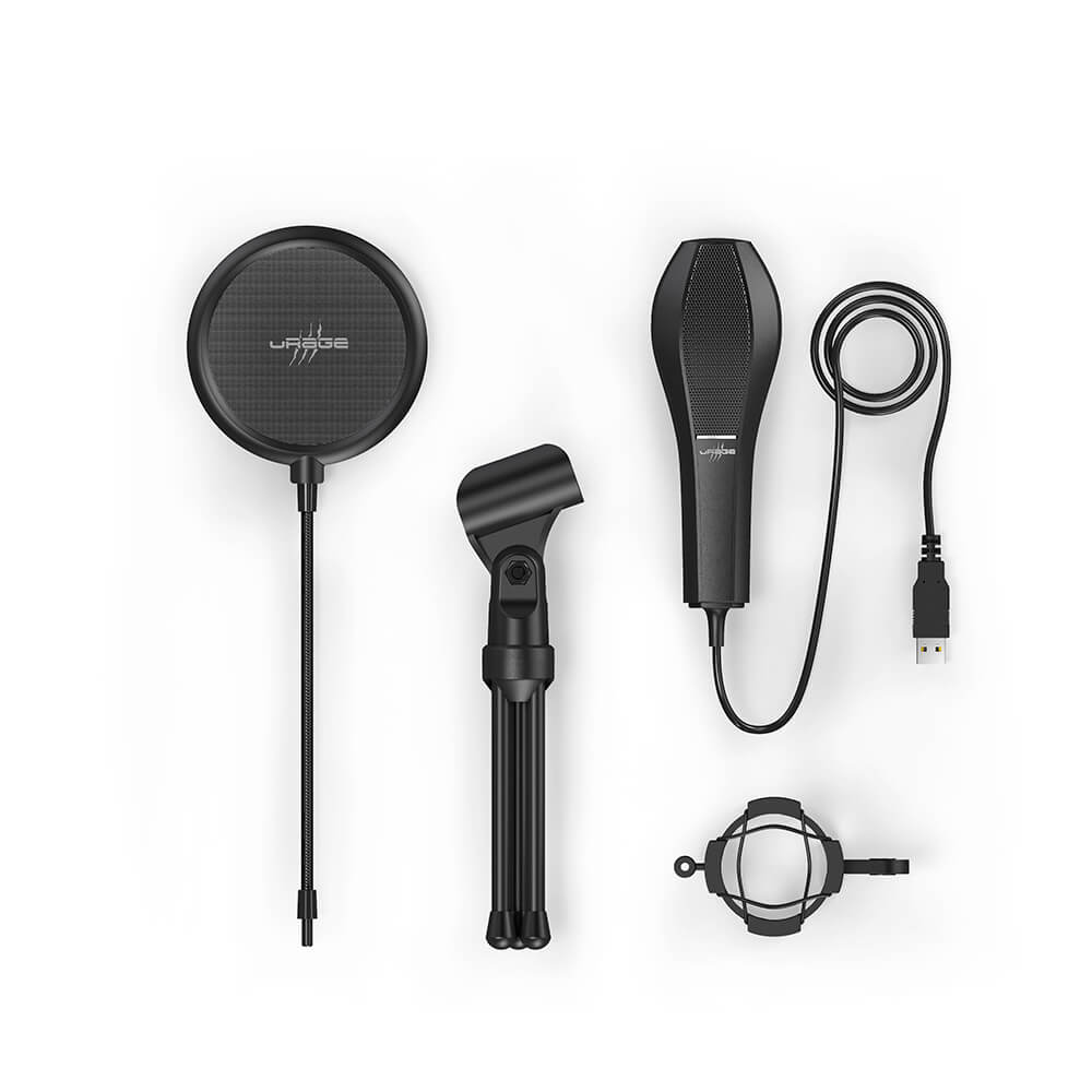 Mikrofon Urage Stream 400 Plus Gaming Svart
