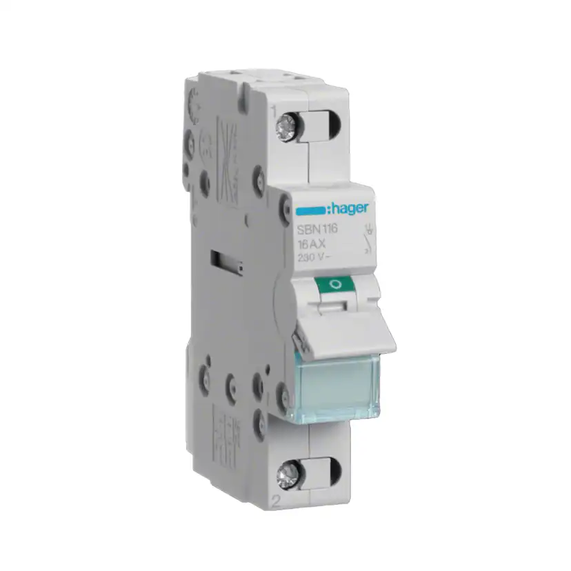 Strömställare Hager Strömställare 1 Modul 16 A 230 V