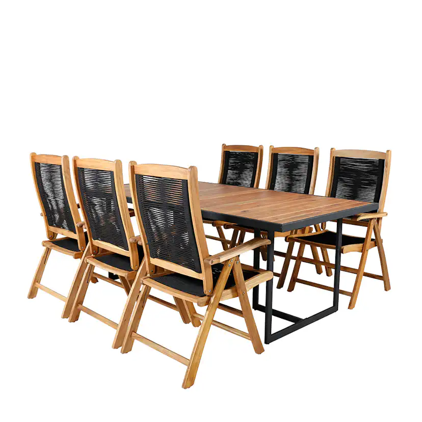 Matgrupp Venture Home King med 6 Peder Matstolar