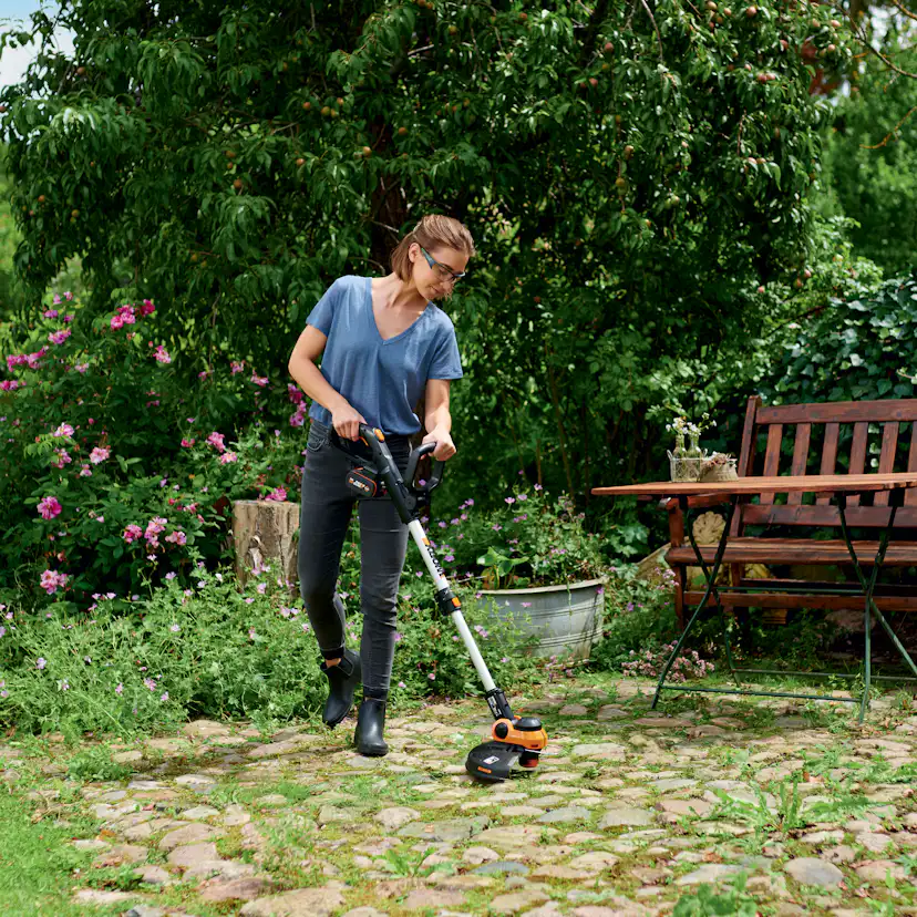 Grästrimmer Worx WG163E utan Batteri
