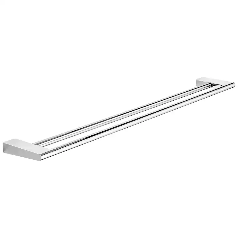 Handduksstång 810 mm krom dubbel Krom
