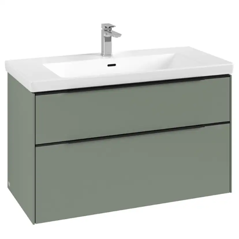 Tvättställsskåp Villeroy & Boch Subway 3.0 med 2 Lådor