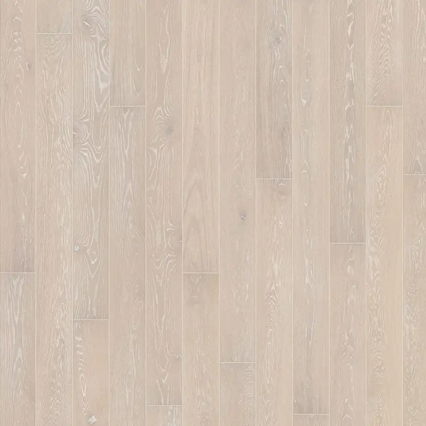 Trägolv Kährs Nouveau Snow Vit Mattlackad Borstad Ek 1-stav 2266 mm