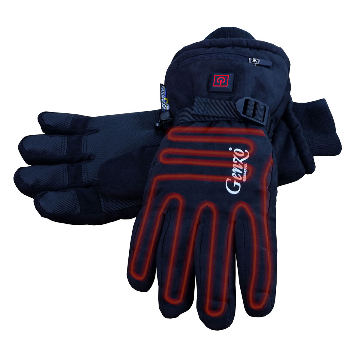 Värmehandskar Genzo Arctic med Batteri & Laddare