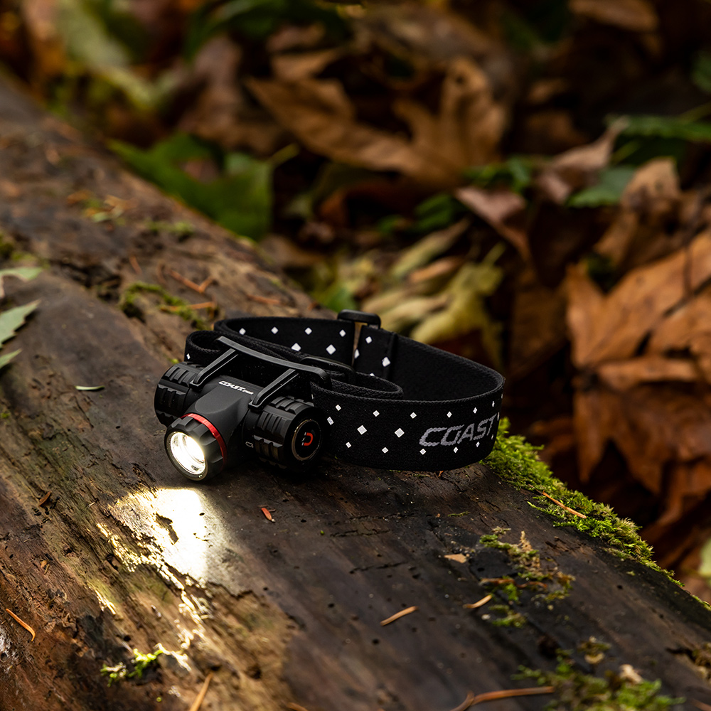 Pannlampa Coast XPH25R Uppladdningsbar 410 lumen