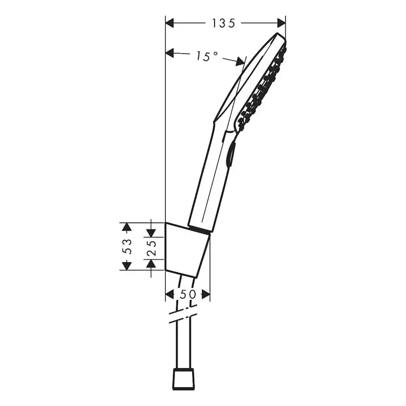 Duschhållarset Hansgrohe Raindance Select E