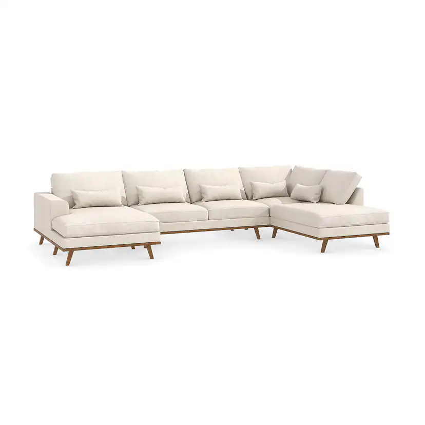 Copenhagen U-Soffa Beige, Höger