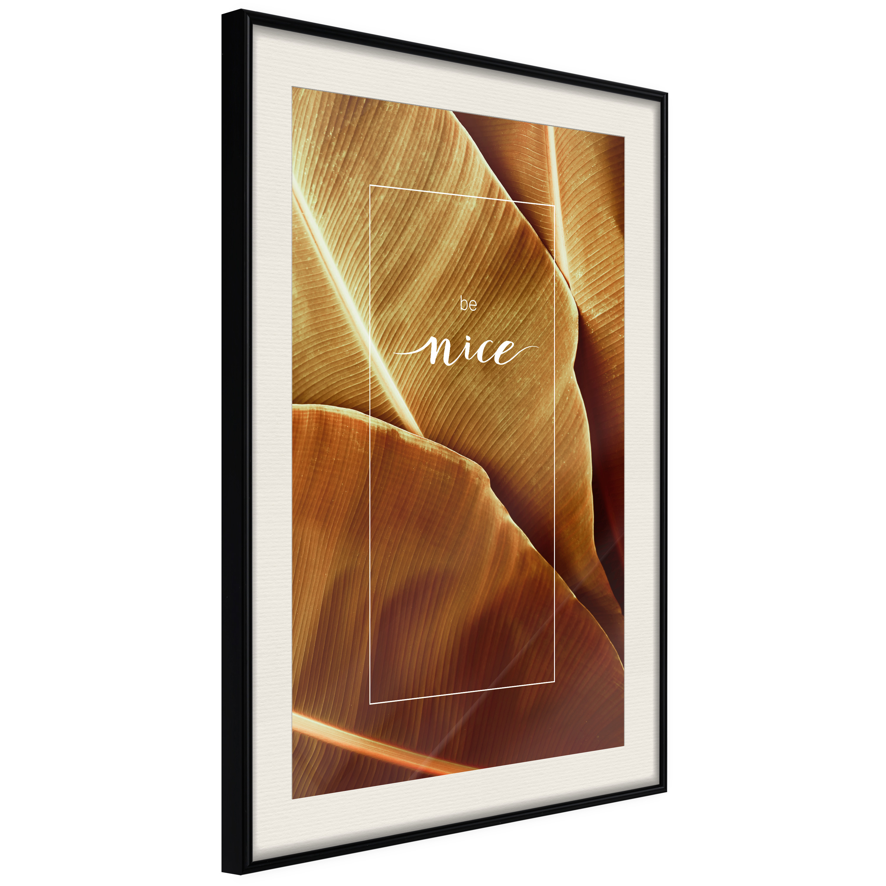 Poster Artgeist Affisch Brown Leaf