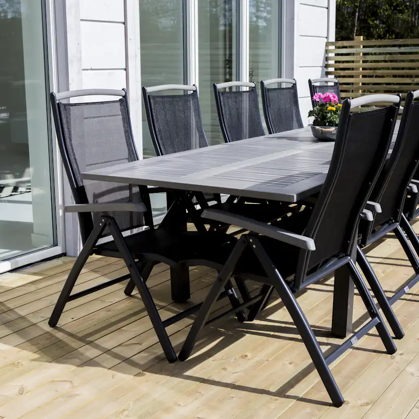 Matgrupp Venture Home Aleyna 224/324 med 10 Stolar