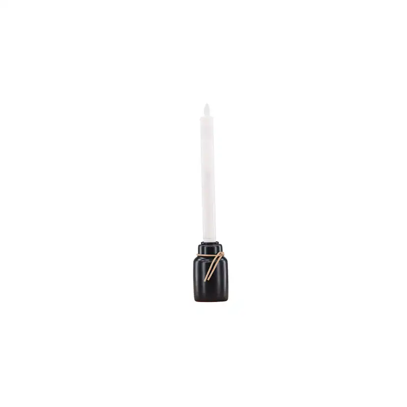 Ulricehamn Candlestick 7cm - Black / 7 cm