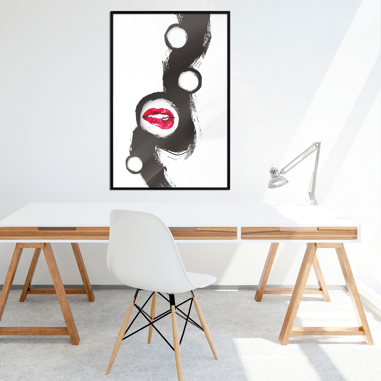 Poster Artgeist Affisch Bitten Lips