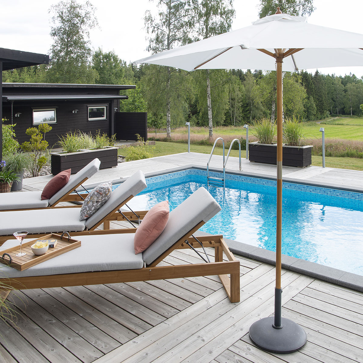 Parasoll Hillerstorp Lyx Ø210 cm