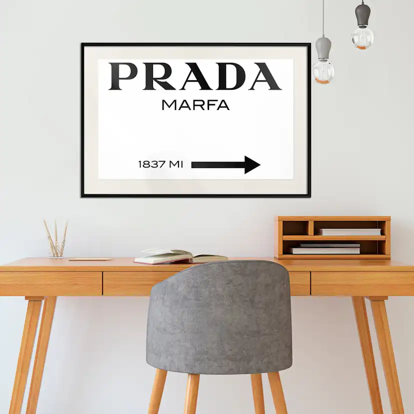Poster Artgeist Affisch Prada Marfa