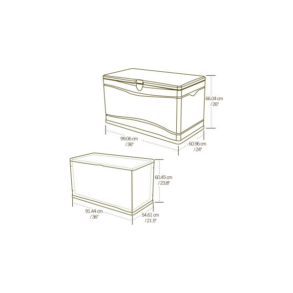Förvaringsbox GOP Fremont Vit