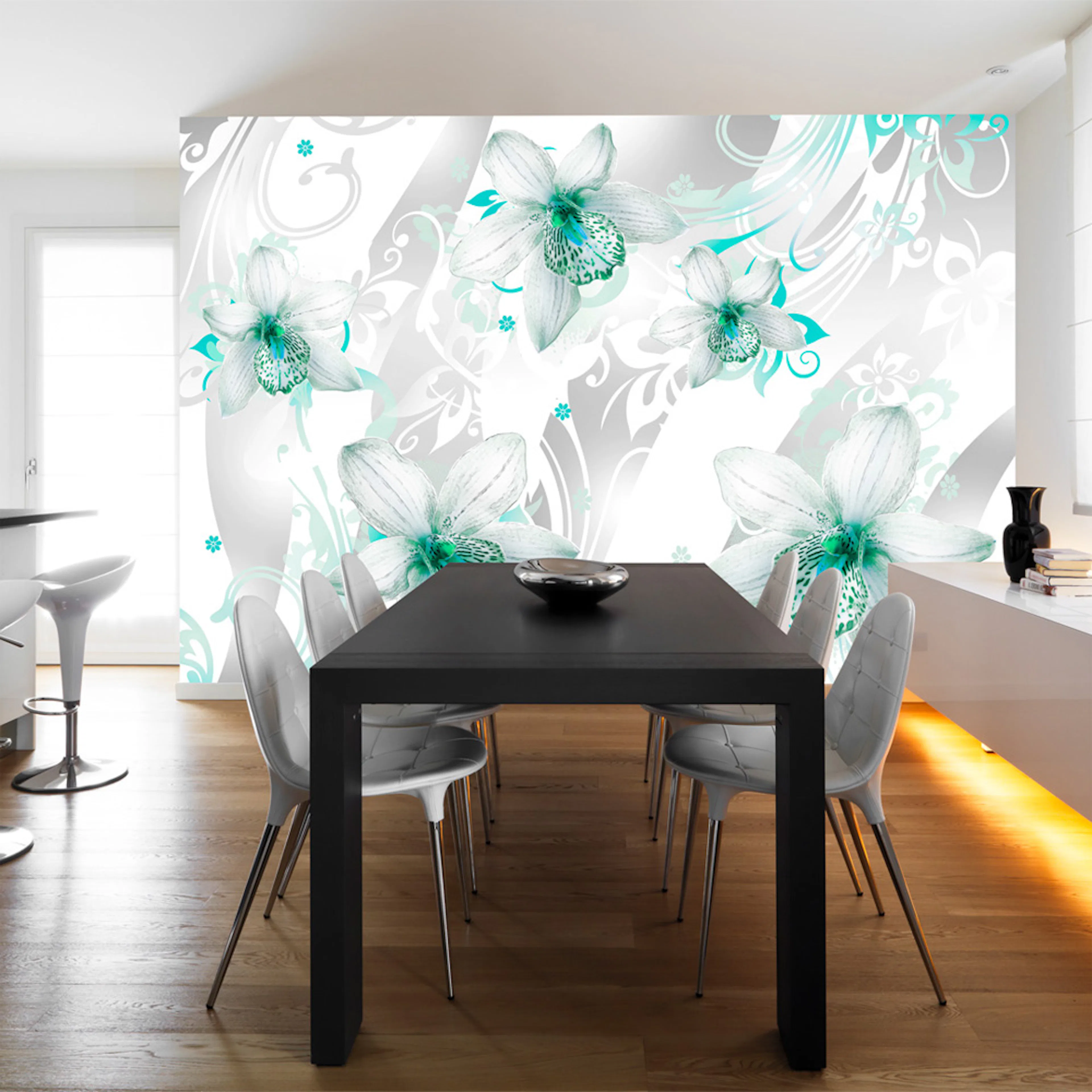 Fototapet Arkiio Sounds Of Subtlety Turquoise