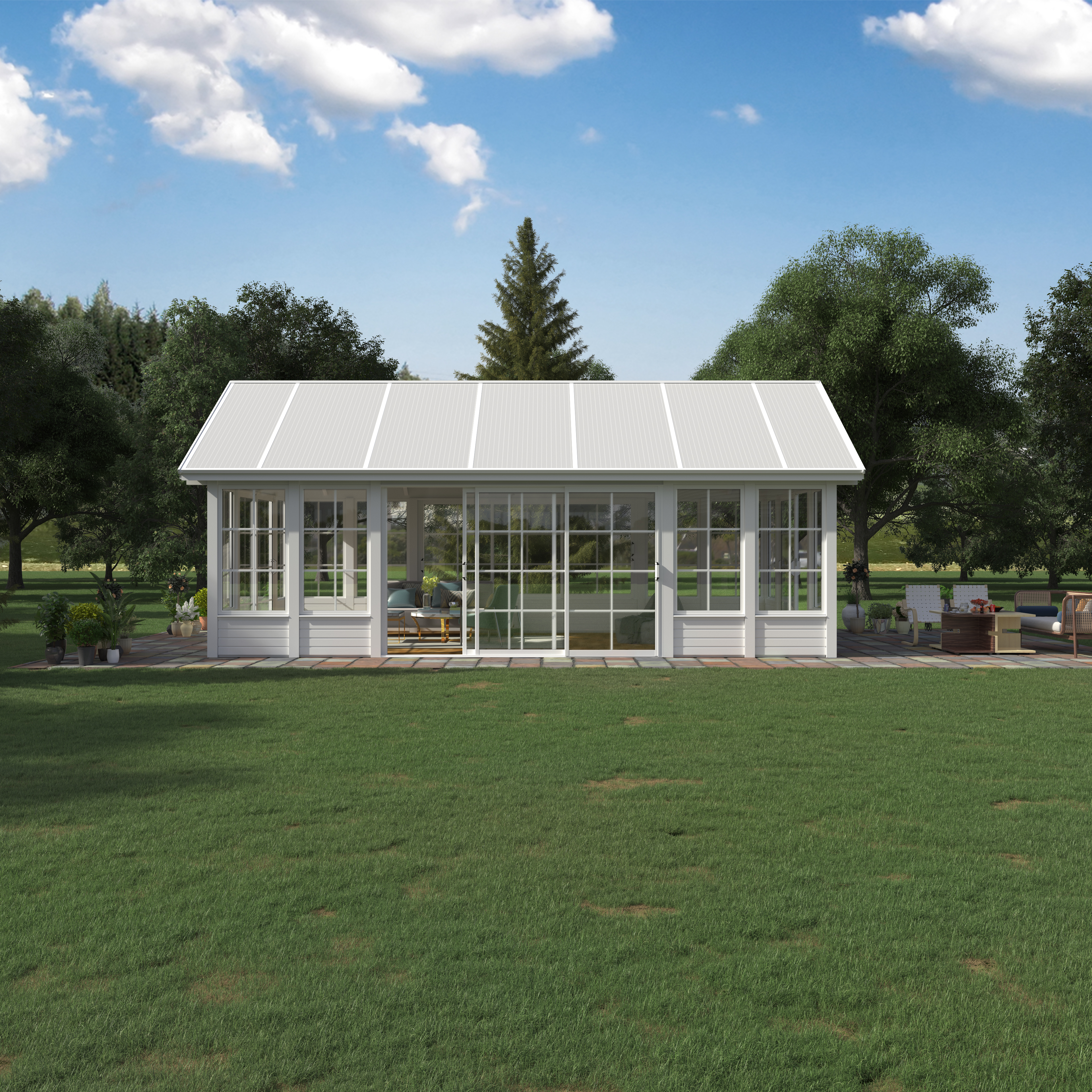 Växthus/Orangeri Landskap Grönska Vinter 30 kvm