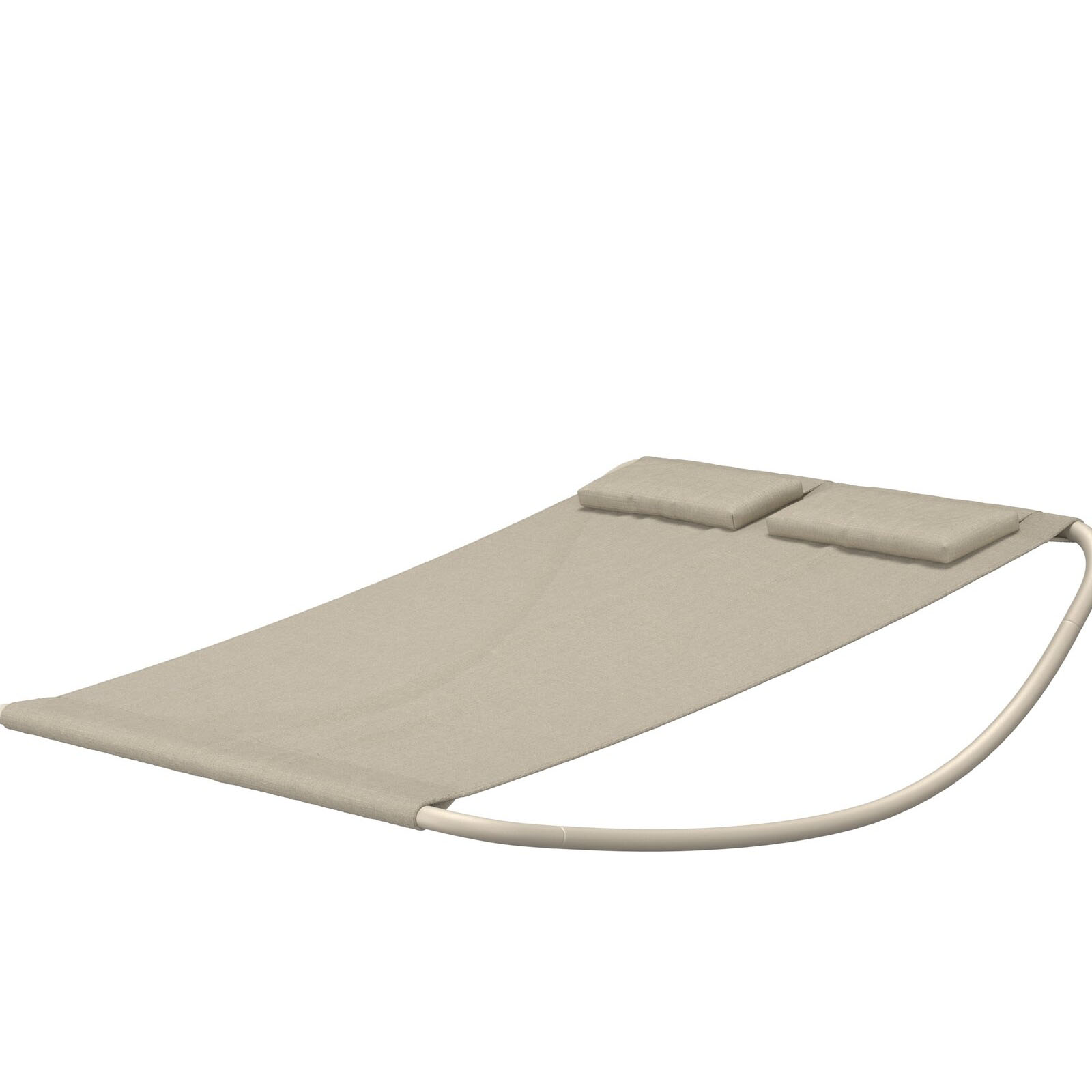 Gordo Double Rocking Bed - Beige Frame / Beige Fabric Duk: Beige