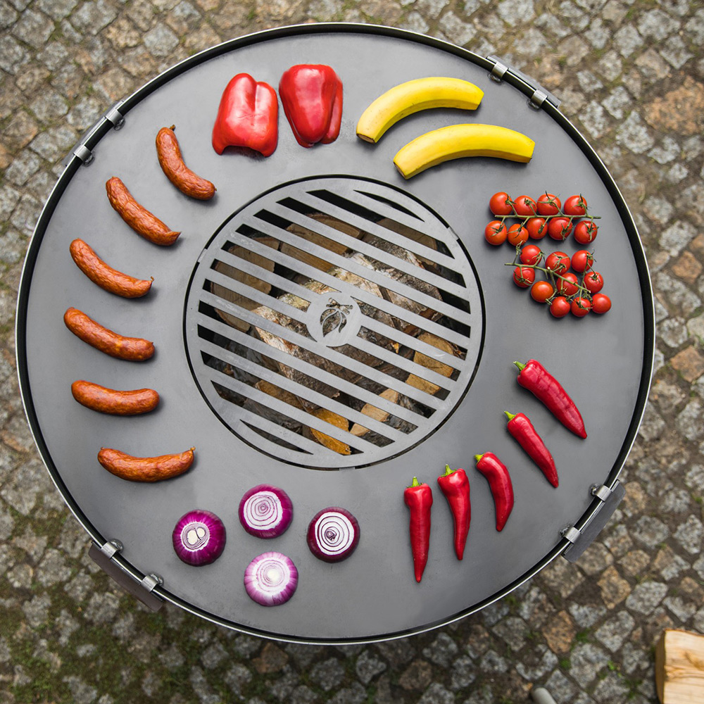 Grillplatta gop CookKing i Råstål Ø82 cm till Grill & Eldfat