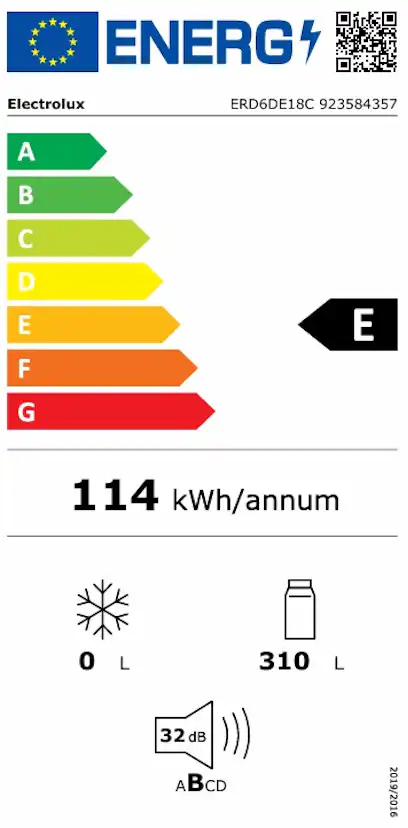 Kyl- och fryspaket Electrolux ERD6DE18C+EUN7NE18C