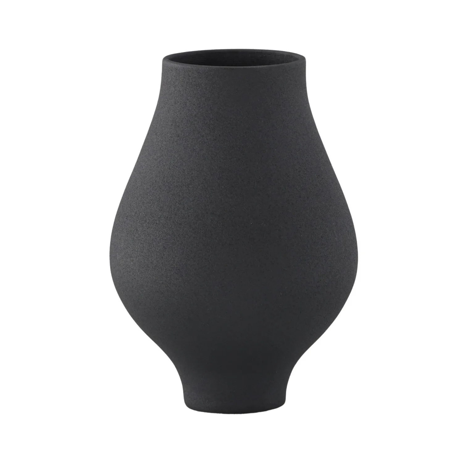 Rellis Vase - Black - D10*H24*B14cm Svart