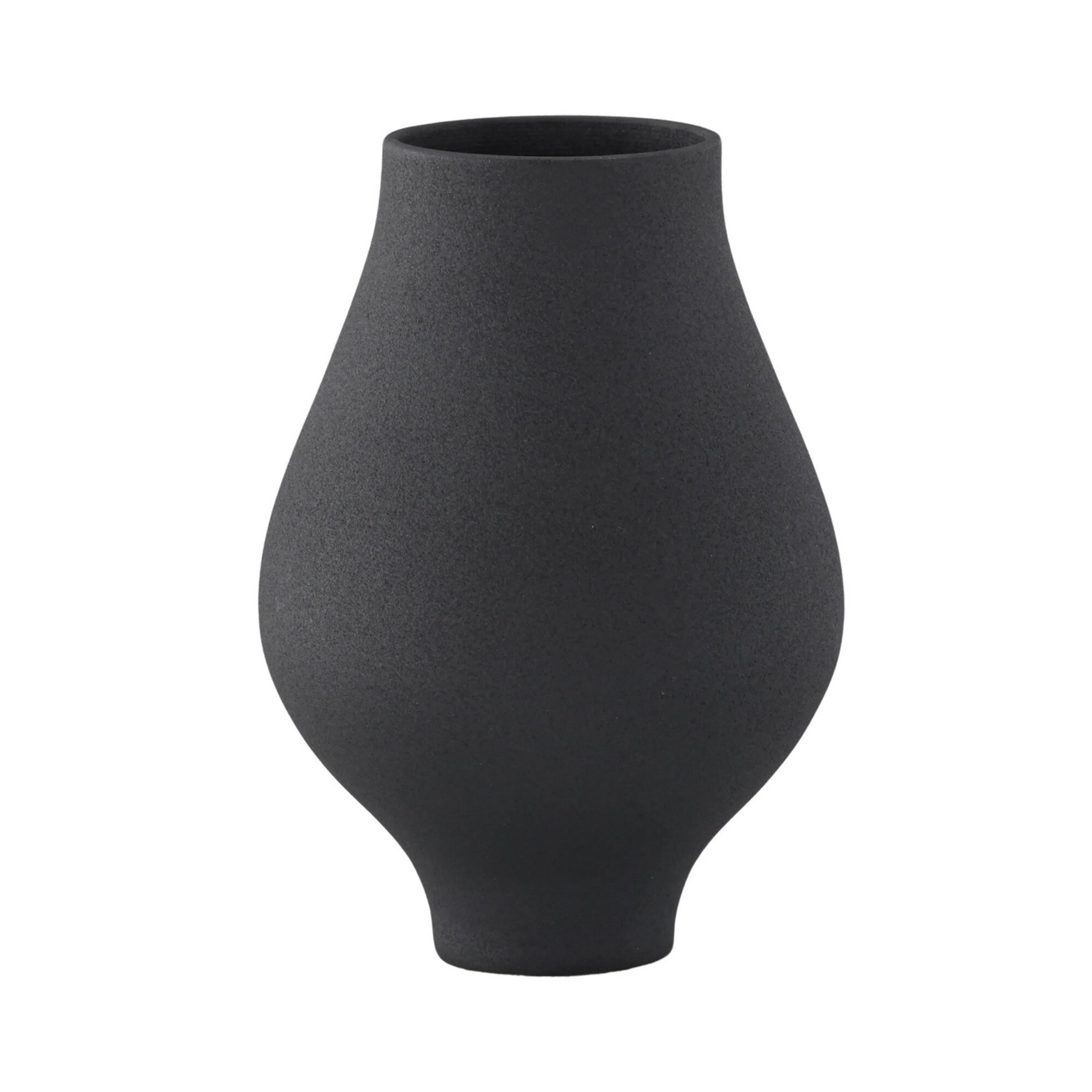 Rellis Vase - Black - D10*H24*B14cm Svart