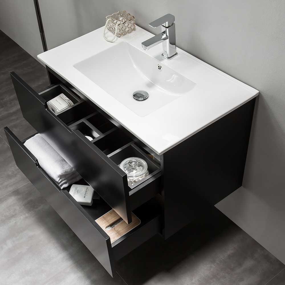 Tvättställskåp Bathlife Glädje Svart