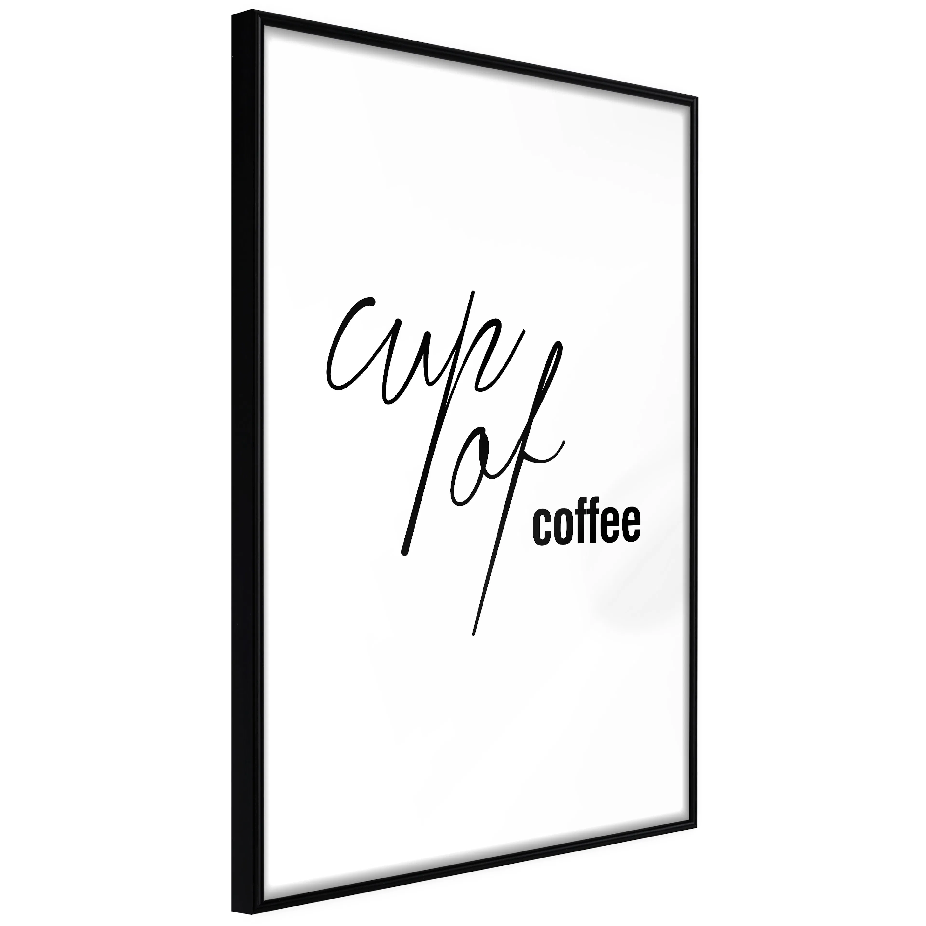 Affisch - Cup of Coffee [Poster] 20x30 Svart ram, 20x30 cm