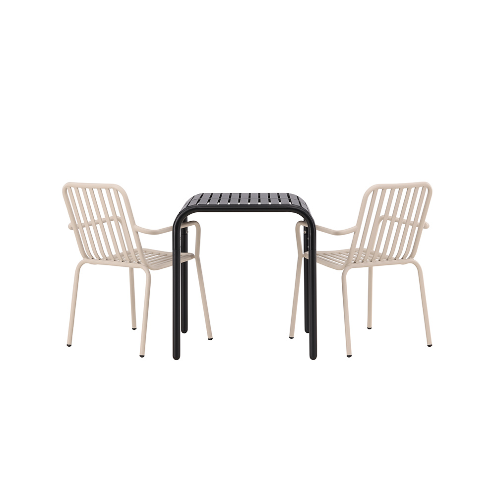 Cafégrupp Venture Home Borneo Bord med 2 Peking Stolar