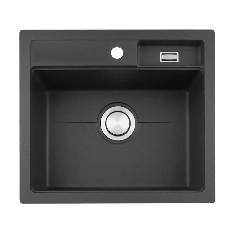 Diskho Stala CEG51-57B med Köksblandare Scandtap Steel Equip D
