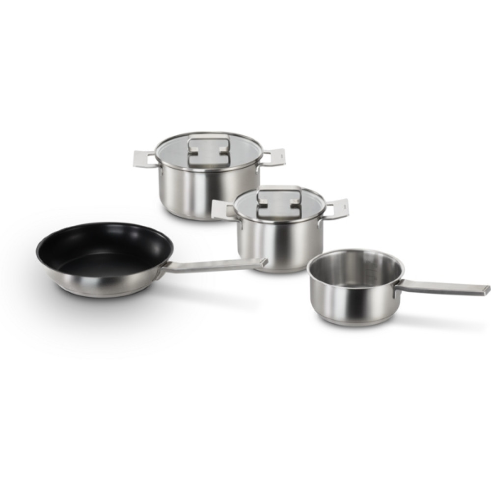 Kökkärl Bosch HEZ9SE040 Set 4 st Rostfria Kastruller & Stekpannor