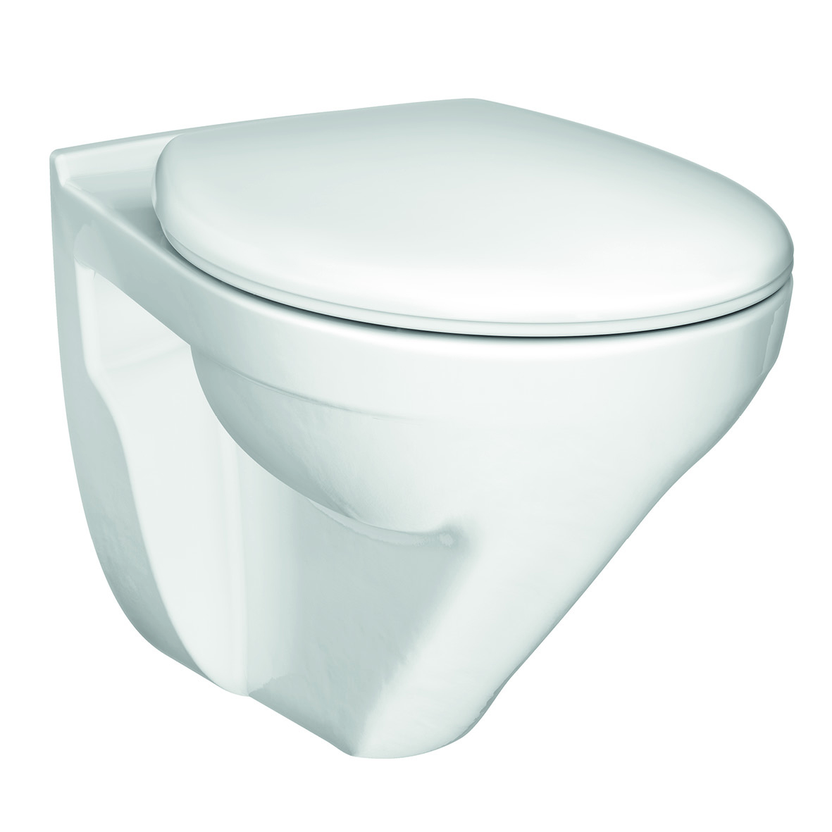Vägghängd Toalettstol Gustavsberg Nordic3 3635 Compact Hygienic Flush ToiletLid: Ja, Mjuksits