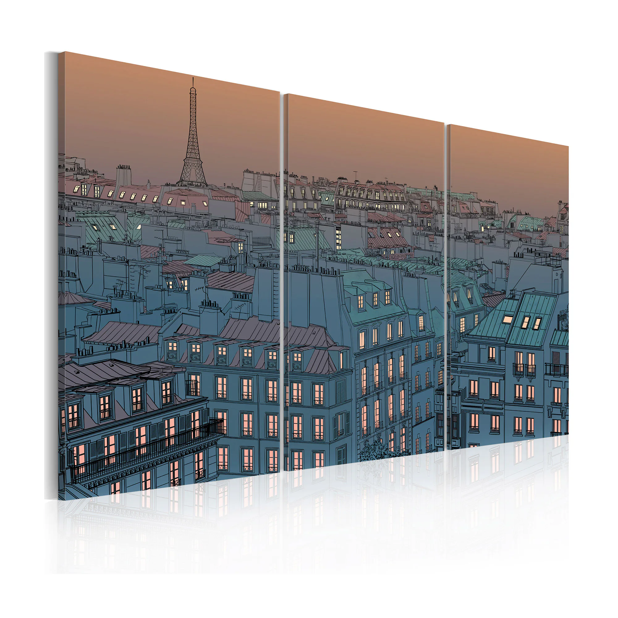 Tavla Arkiio Paris The City Goes To Sleep