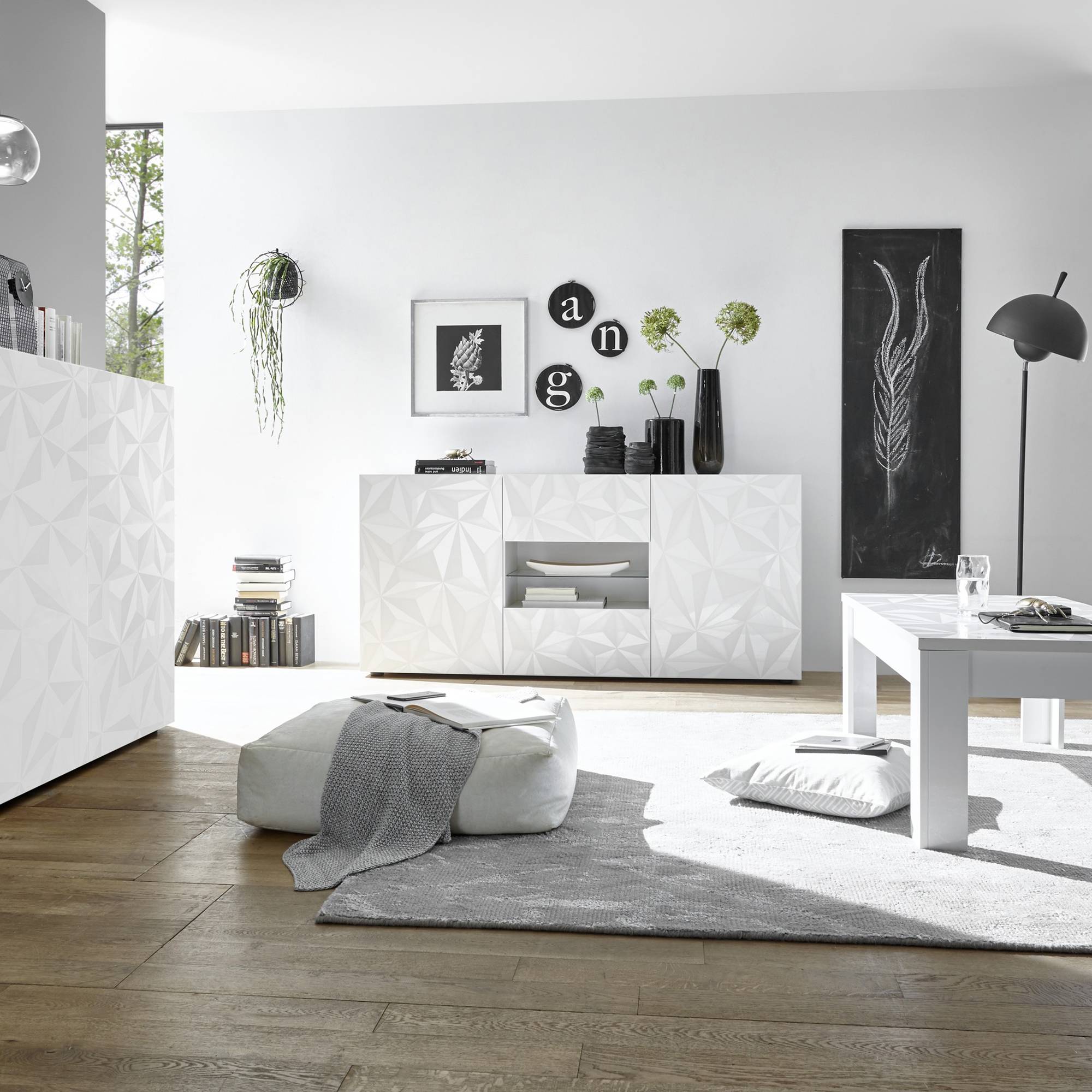 Skänk LC Spa Fasett 181 cm Vit