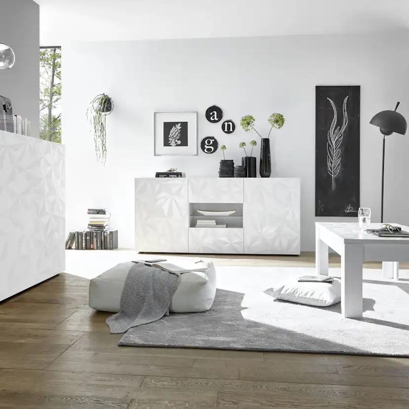 Skänk LC Spa Fasett 181 cm Vit