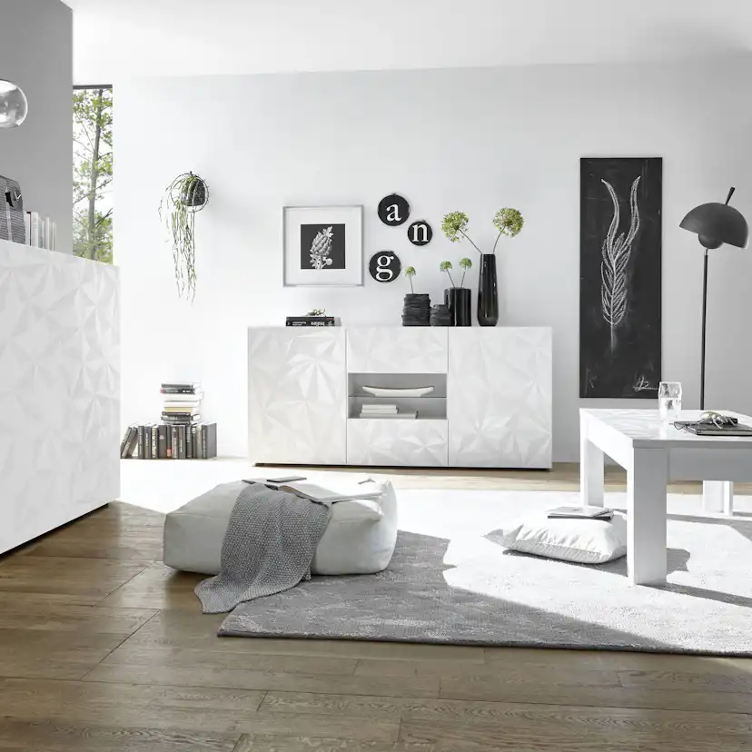 Skänk LC Spa Fasett 181 cm Vit