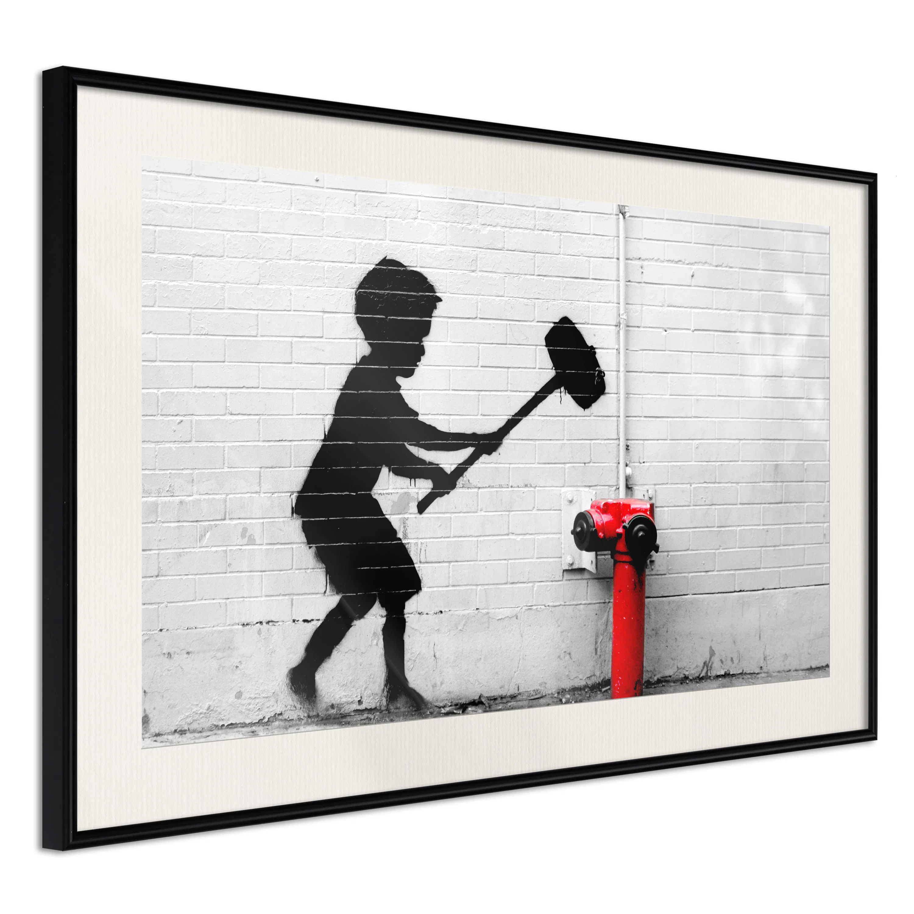 Poster Artgeist Affisch Destroy Hydrant