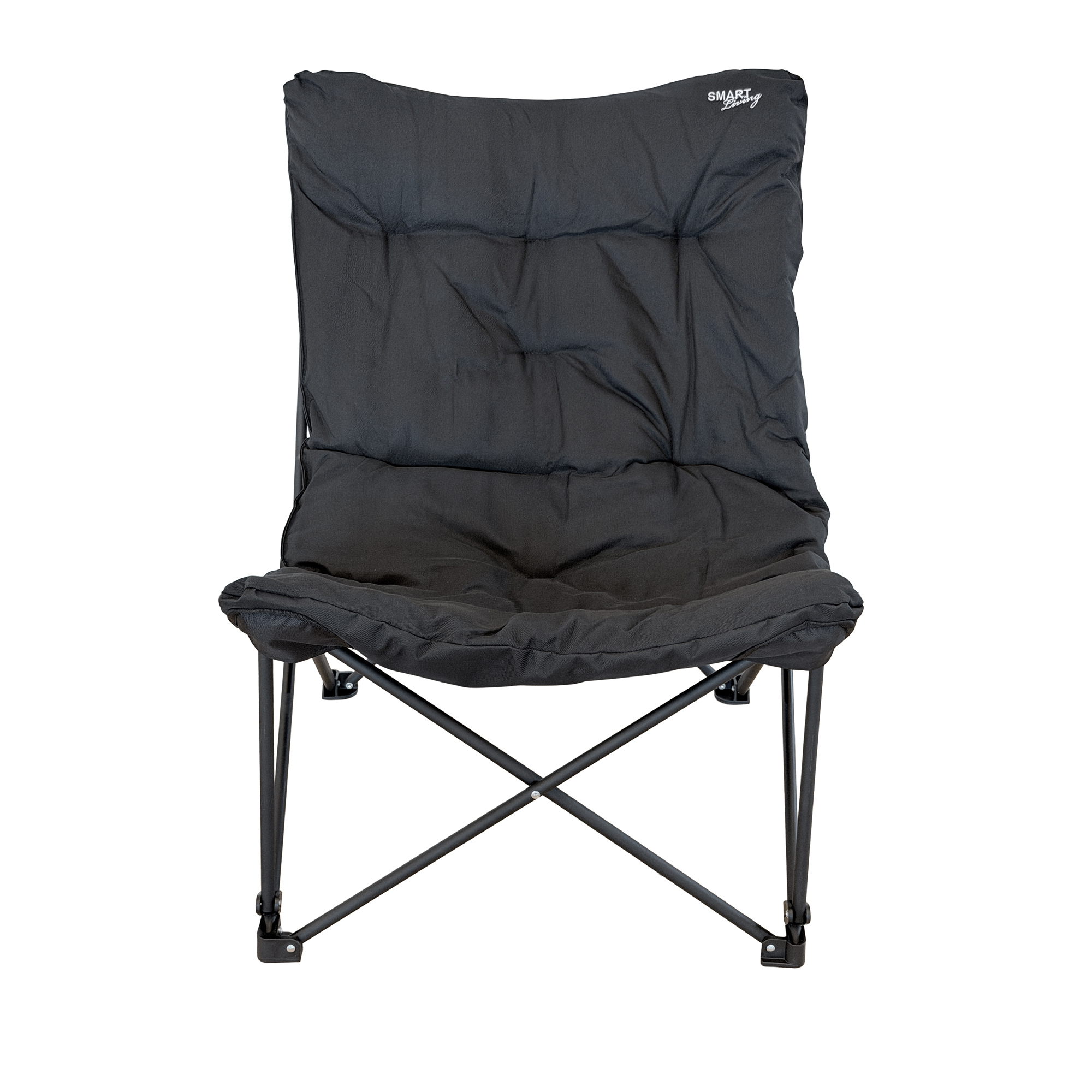 Campingstol Smart Living Lounge Black Edition