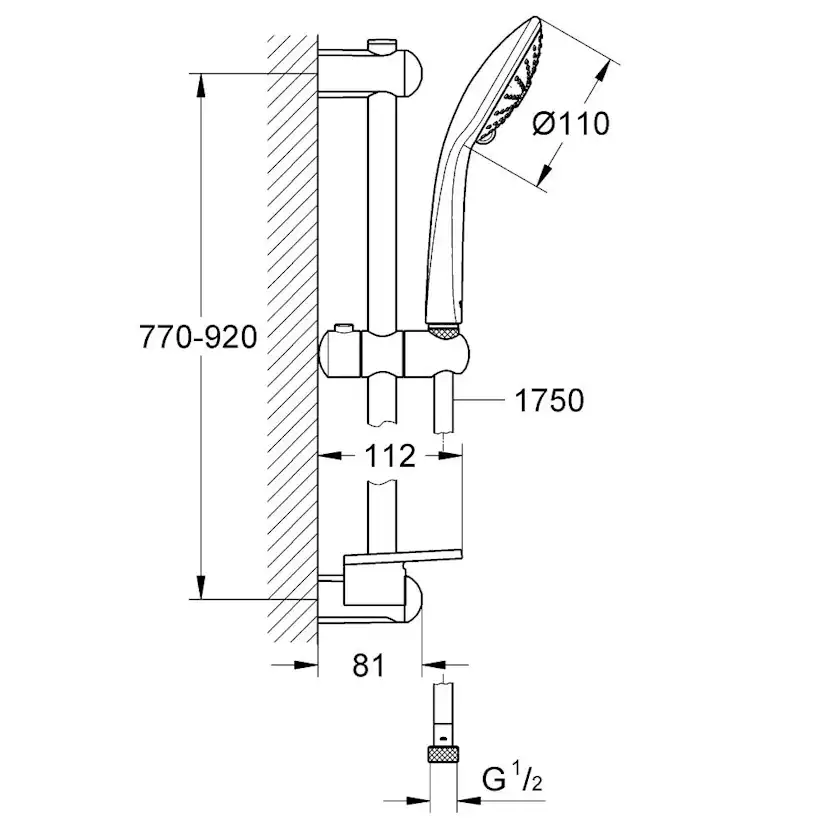 Duschset Grohe Euphoria 110 27226 Massage