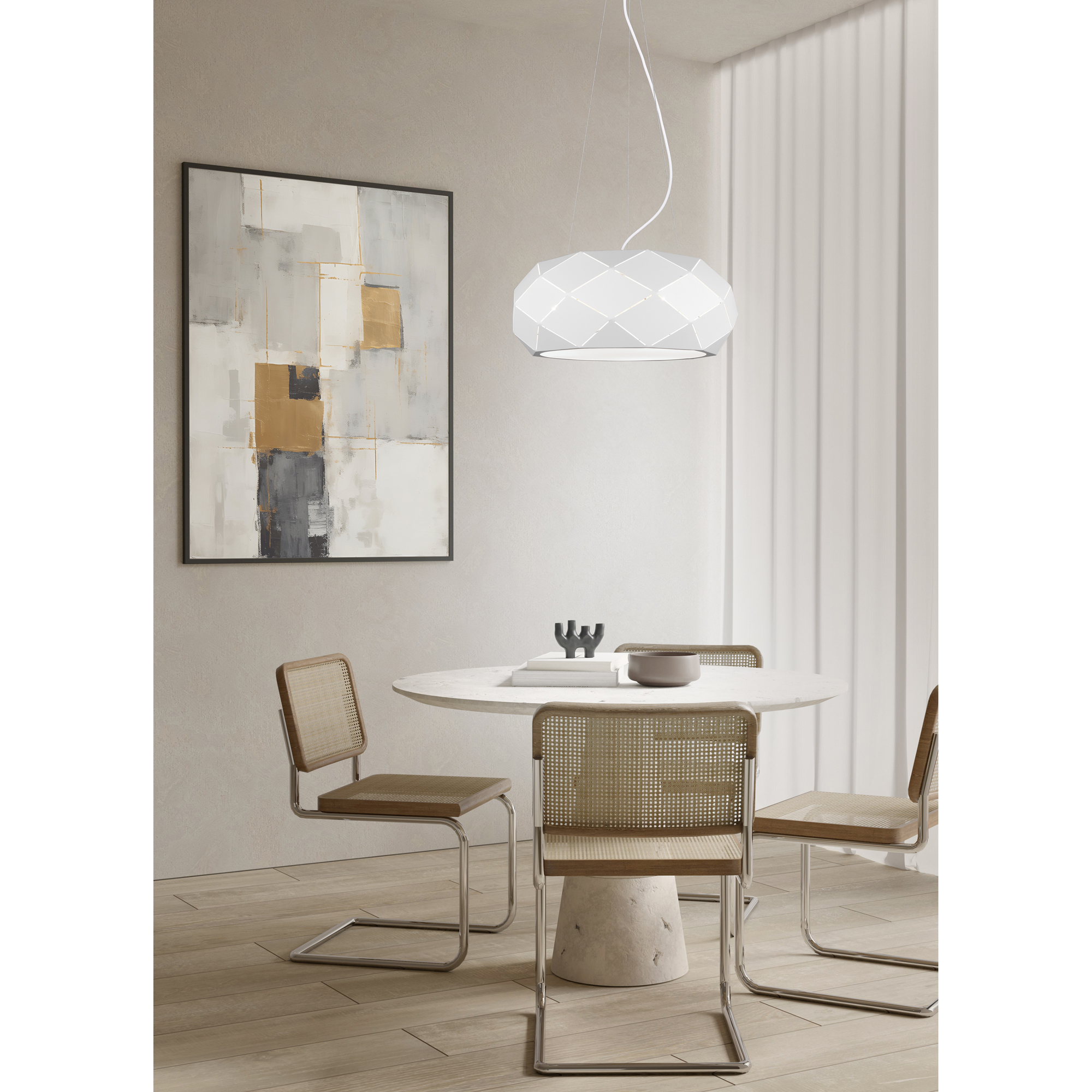 Taklampa Trio Zandor 3L E27