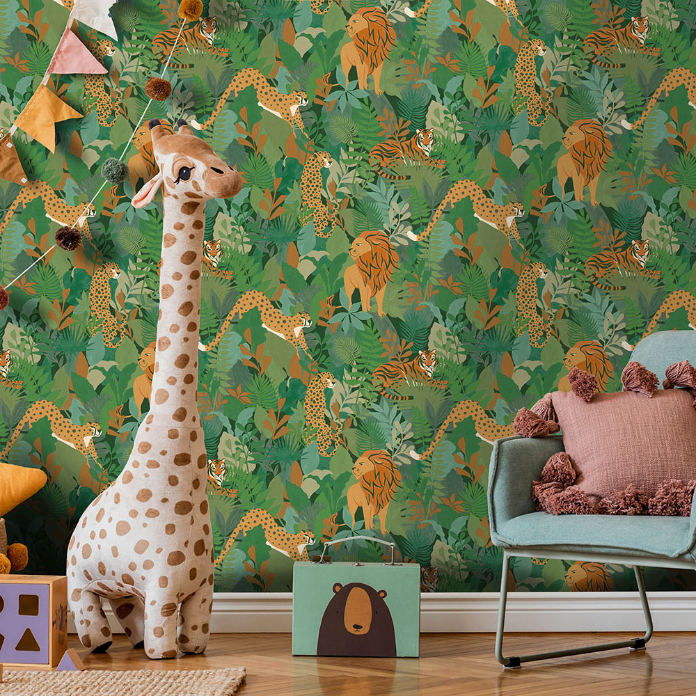 Tapet Holden Dream Catcher Animal Kingdom Green 13071