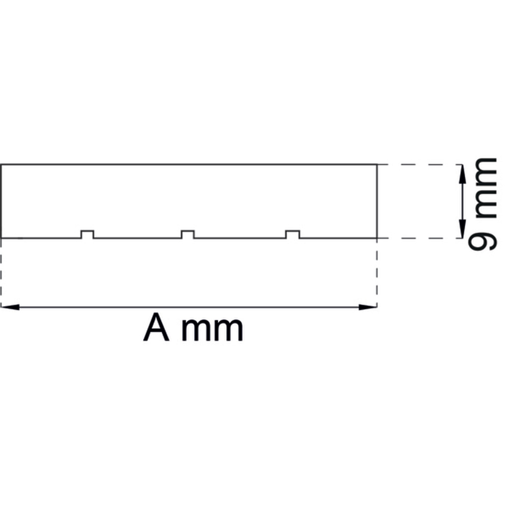 Dörrtröskel Habo Ekerö Ek 75 mm