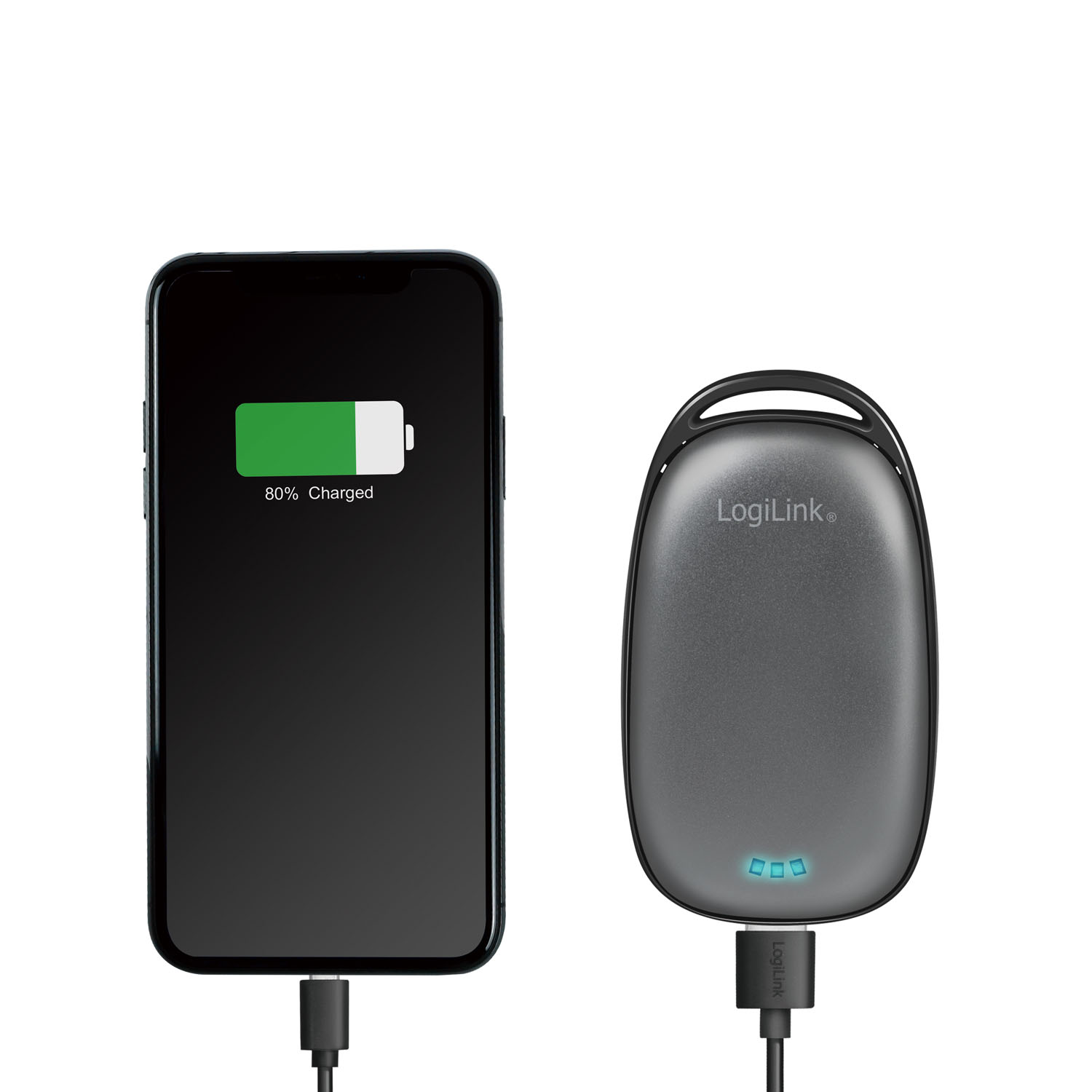 Powerbank LogiLink Med Handvärmare 4000mAh