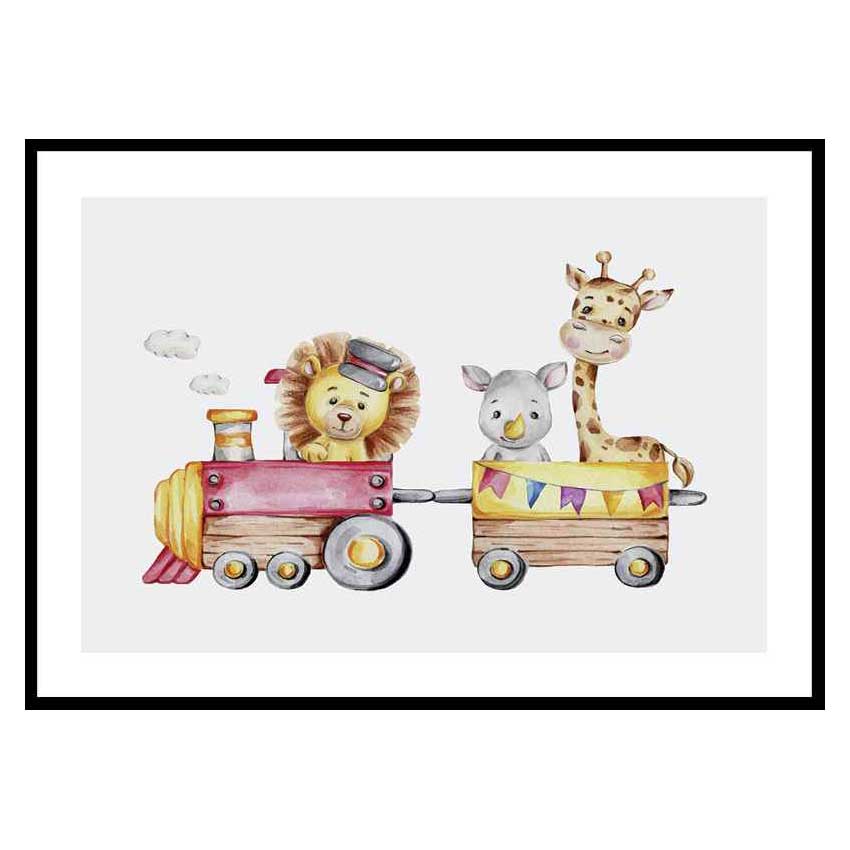 Poster Gallerix Animal Train