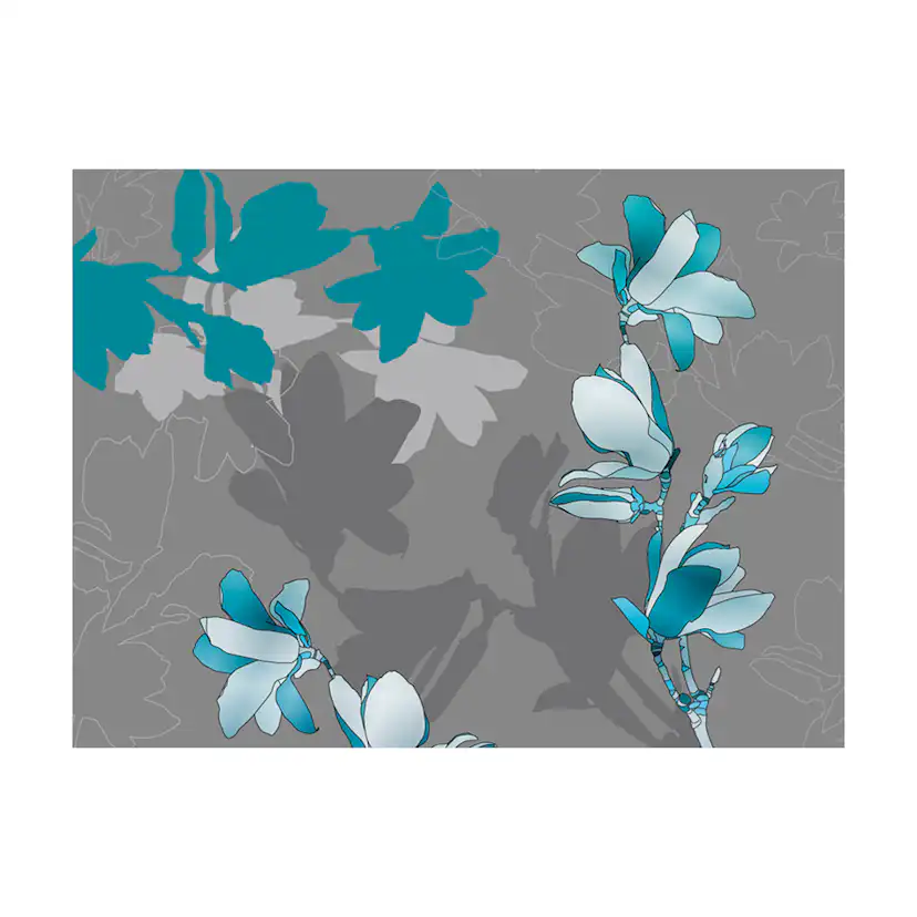 Blå magnolior 250x193 Storlek: 250x193 cm