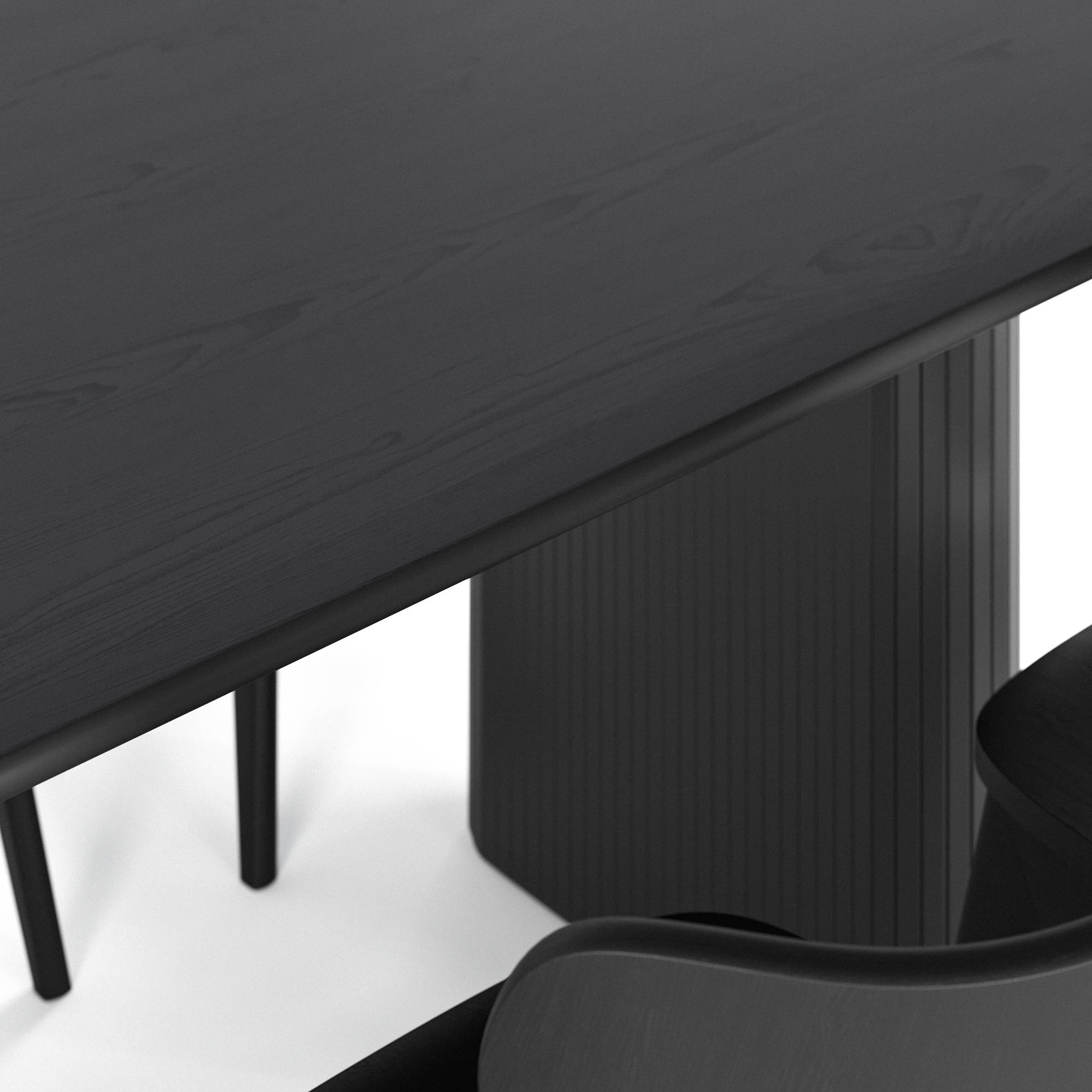 Matgrupp Bark Noira Matbord 220 med 6Jerup Matstol