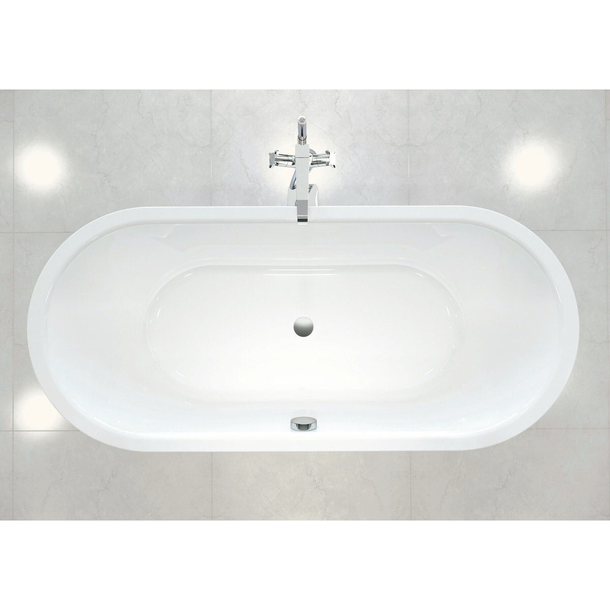 Inbyggnadsbadkar Kaldewei Classic Duo Oval