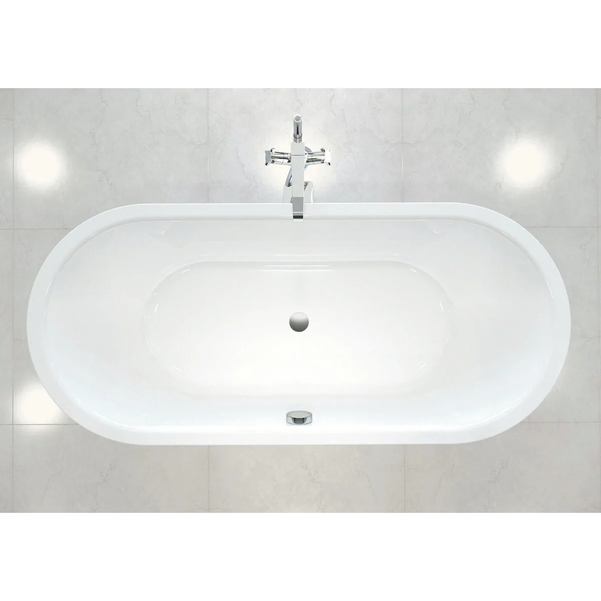 Inbyggnadsbadkar Kaldewei Classic Duo Oval