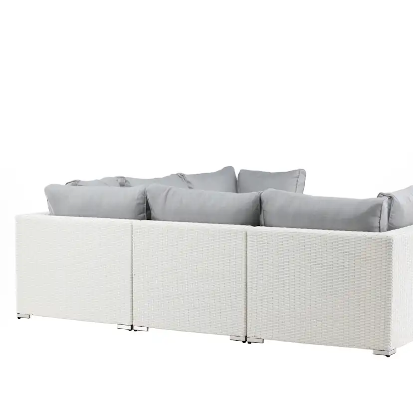 Amazon Modulsoffa 3+2+1 - Vit / grå dyna Vit