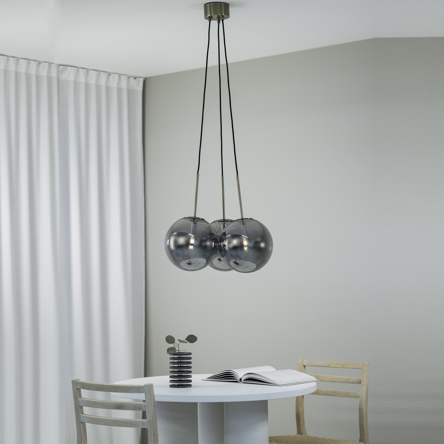 Taklampa Markslöjd Dione Pendel Rund 3L