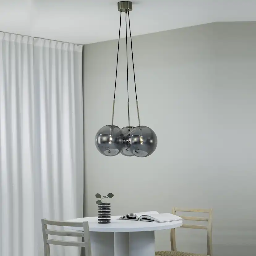 Taklampa Markslöjd Dione Pendel Rund 3L